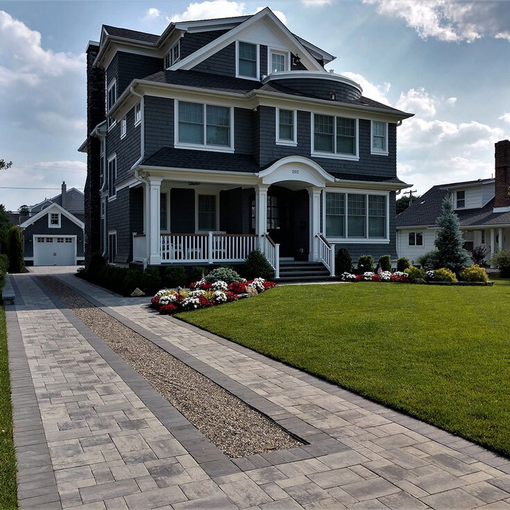 Modern Driveway Landscaping Ideas Using Paving Stones - Nicolock
