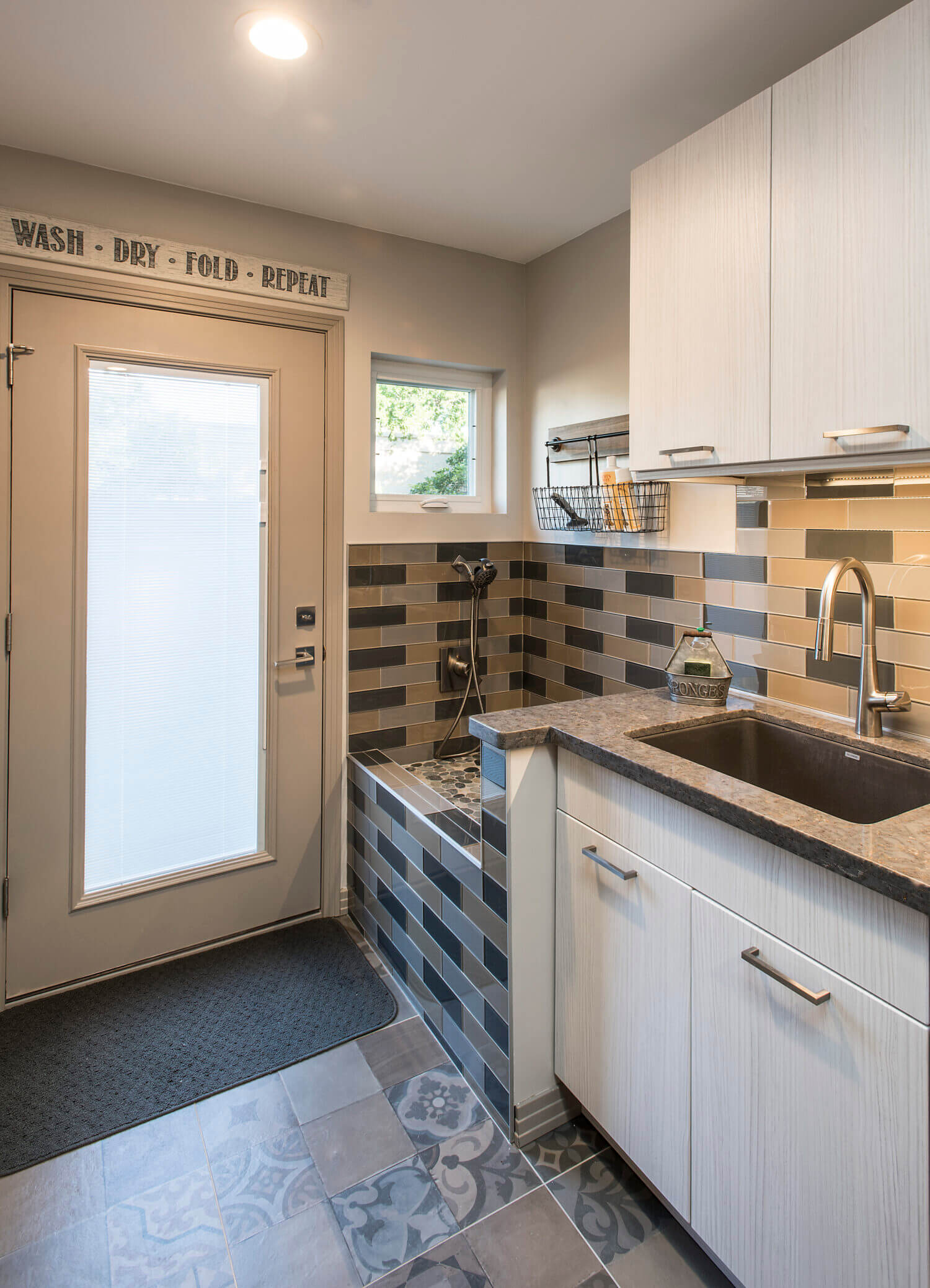 PAW-some Dog-Friendly Laundry Room - Dura Supreme Cabinetry