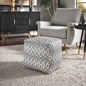 Inspire Q Bold Upholstered Square Pou...