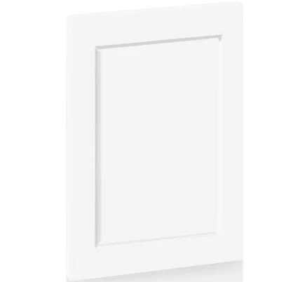 Custom Sized Piece White Shaker