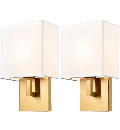 Claxy Modern Wall Sconces with White ...