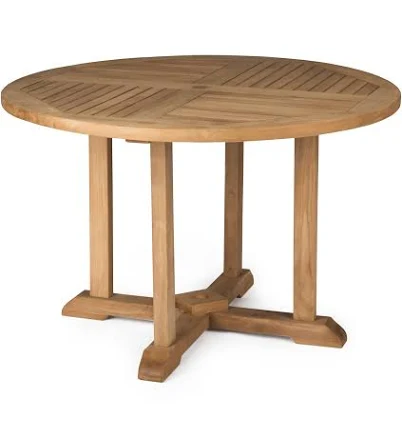 Teak Warehouse Round Dining Table