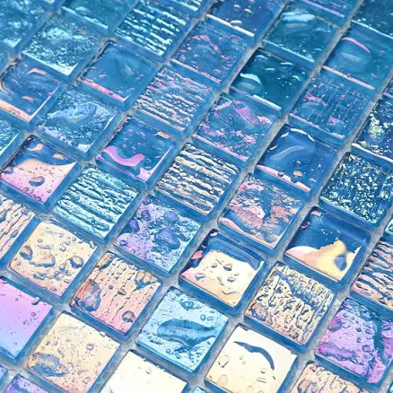 Diflart Glass Mosaic Tiles Iridescent...