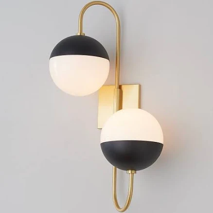 Mid-Century Globe Adjustable Double S...