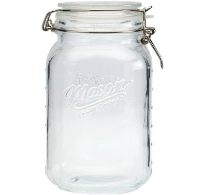 Mason Craft & More 1.5L Clamp Jars