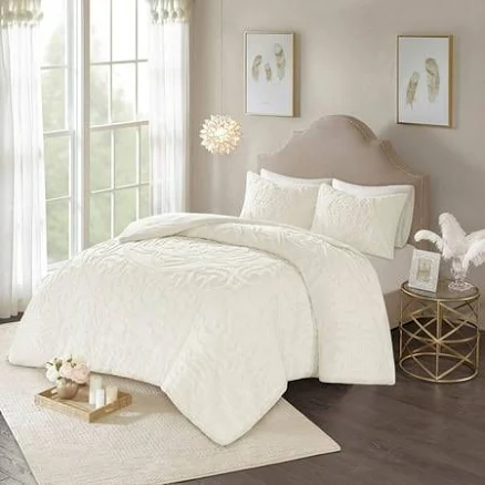 Tufted Chenille Medallion Duvet