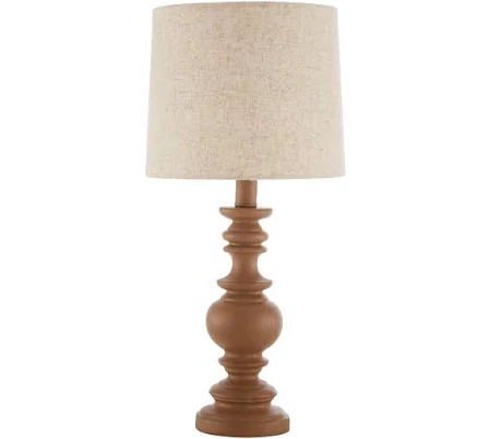 Mainstays Resin Table Lamp with Linen...