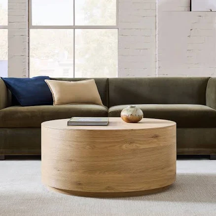 West Elm Volume Drum Coffee Table