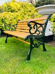 Fully Restored Cast Iron Garden Bench...