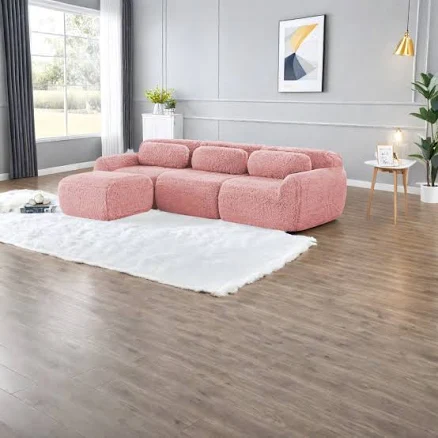 Latitude Run Modular Pink Sofas