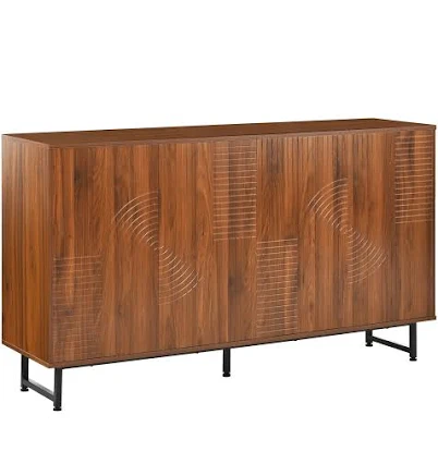 Clihome Premium Walnut Mid-Century Si...