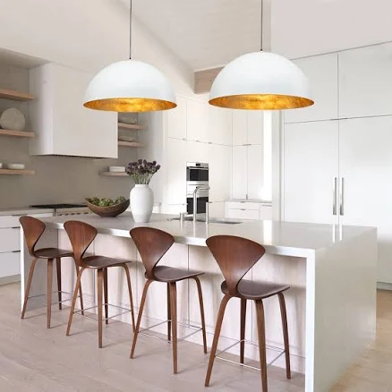 Industrial Oversized Dome Pendant Light