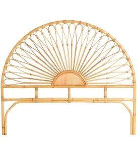 Creative Co-Op Rattan Headboard with ...