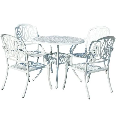 Hi-Line Gift Ltd. Elegant White All-W...