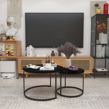 2-Piece Nesting Coffee Table Set