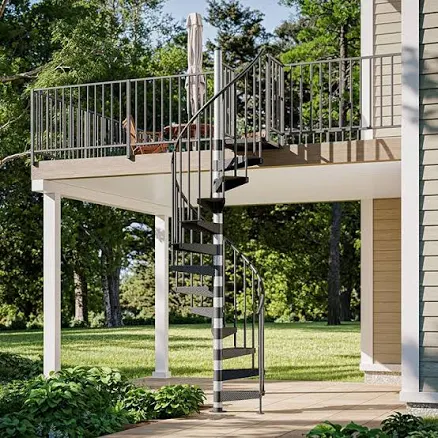 Outdoor Essential Spiral Stair Kit, 3...