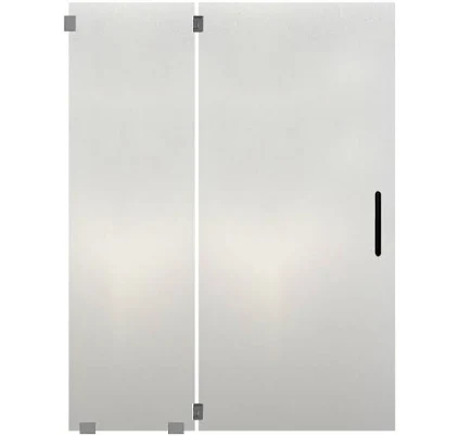 Rustica Hardware Frameless Shower Door