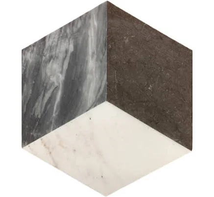 LUXEYARD Hexagon White Gray Black Wat...