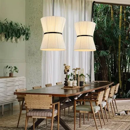 LightFixturesUSA Boho 2-Tier Tapered ...