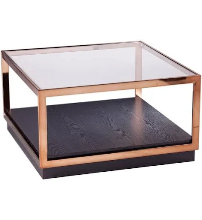 Kreesa 33 in. Clear/Champagne/Black M...