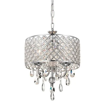 Edvivi Marya 3-Light Modern Chrome Ro...