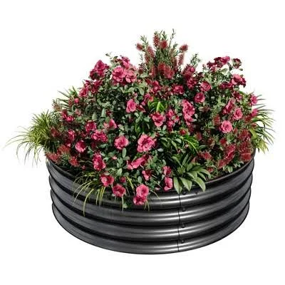 Round Metal Raised Garden Bed