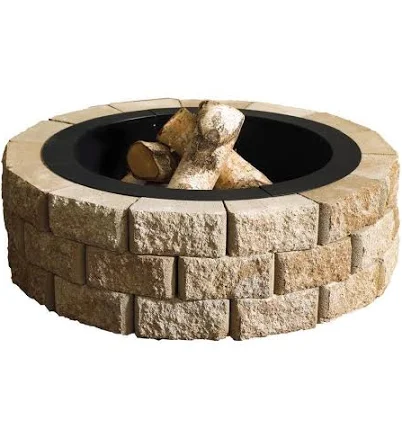 Oldcastle Hudson Stone 40 in. Round F...