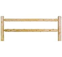 Cedar First Cedar 2-Rail Diamond Cut ...