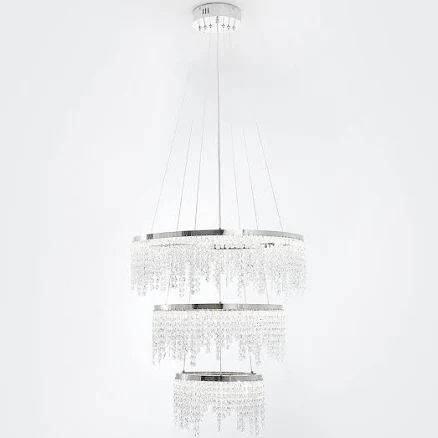 Runesay 3-Light Integrated LED Chrome...