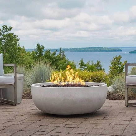 West Elm Xia Round Concrete Fire Pit
