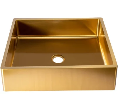 Eden Bath Gold Stainless Steel Rectan...
