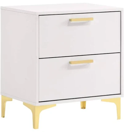 LUXEYARD 2 Drawer Rectangular Nightstand