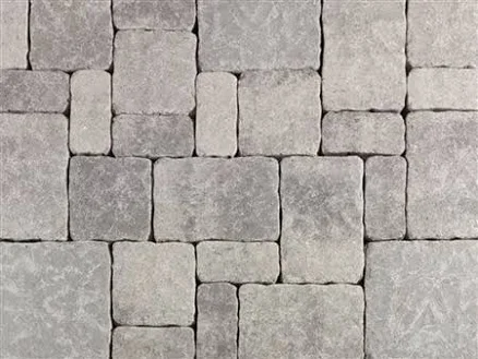 Charcoal-Gray Estate Cobble Pavers