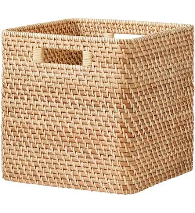The Container Store Small Ori Rattan ...