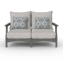 Ashley Visola Outdoor Loveseat with C...