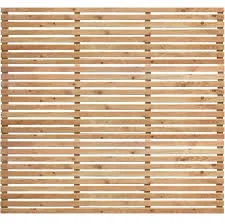 Larch Slatted Fence Panels (Horizontal)