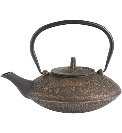 World Market Black Cast Iron Koi Fish...