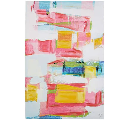 Colorful Abstract Canvas Wall Art, Or...