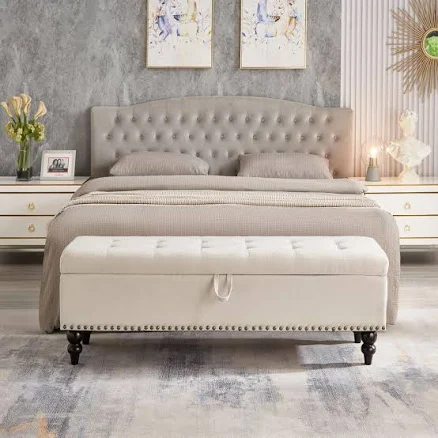 Seafuloy 59 Tufted End of Bed Bench O...