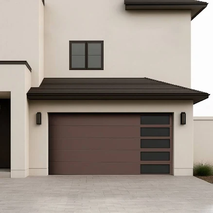 Elegant Garage Door Brown Mocha 8' x 7'