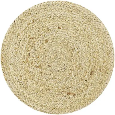 Mingle & Co. Braided Round Jute Place...