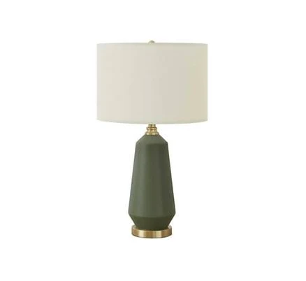 Monarch 26 Inch Green Ceramic Table Lamp