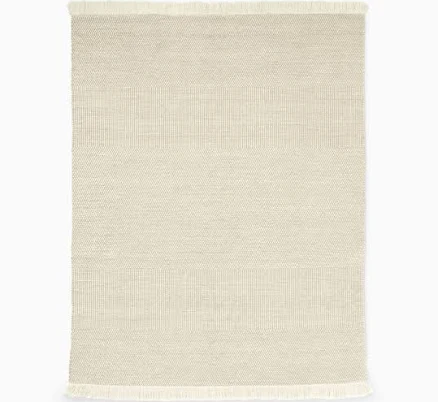 West Elm Tweed Flatweave Cotton Wool Rug