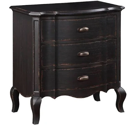 Simple Relax 3-Drawer Wooden Nightstand