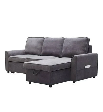 Modern Modular L-Shaped Sofa Bed with...