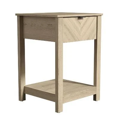 Oslo Oak Galano 1-Drawer Nightstand w...