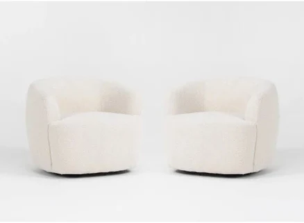 The Pop Home Bella Modern Swivel Barr...