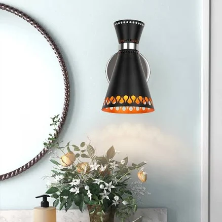 Mid-Century Modern 1-Light Adjustable...