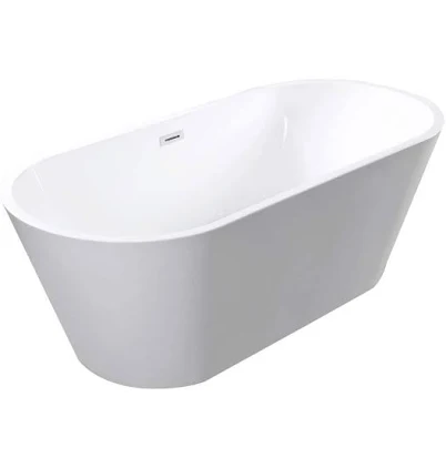 VANITYFUS 59 in. x 30 in. Oval Acryli...