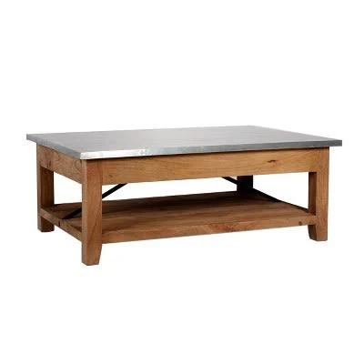 Millwork 48 in. Coffee Table with Low...